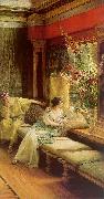 Alma Tadema Vain Courtship painting